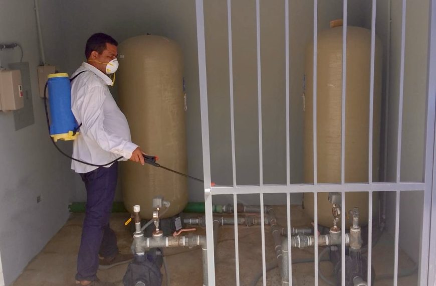 Hospital de Engombe realiza Jornada de Fumigaci&oacute;n